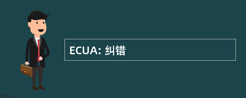 ECUA: 纠错