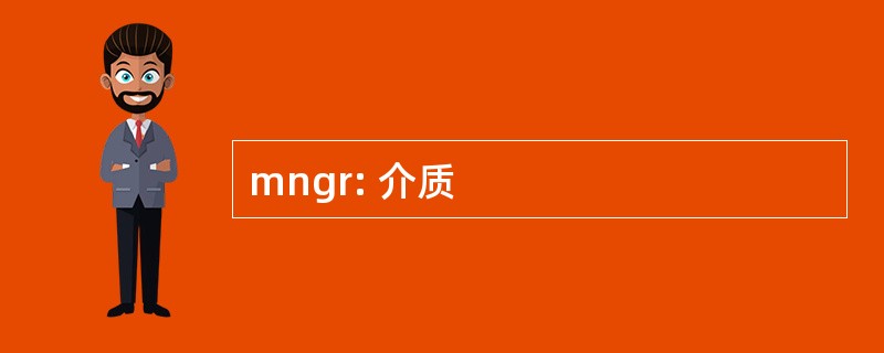 mngr: 介质