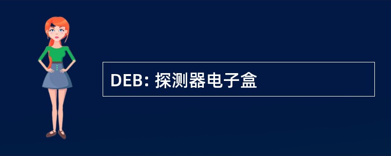 DEB: 探测器电子盒