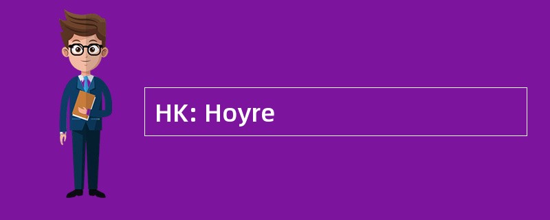 HK: Hoyre