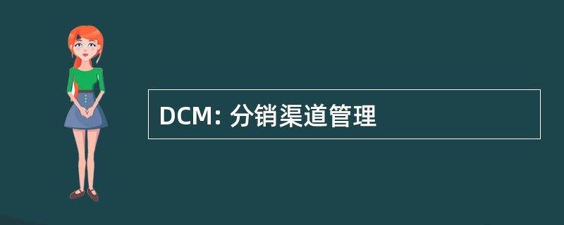 DCM: 分销渠道管理