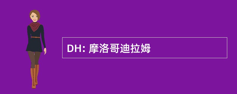 DH: 摩洛哥迪拉姆