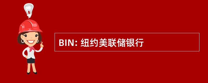 BIN: 纽约美联储银行