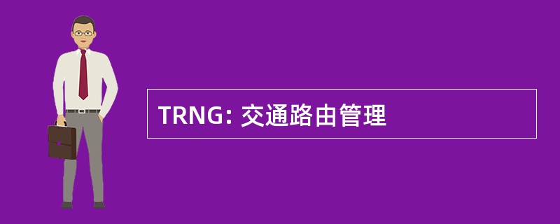 TRNG: 交通路由管理