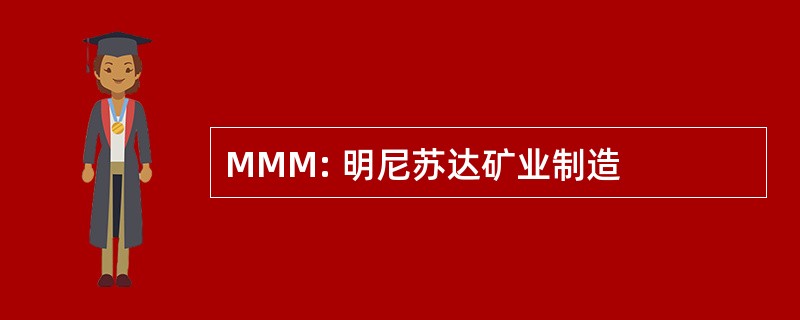 MMM: 明尼苏达矿业制造