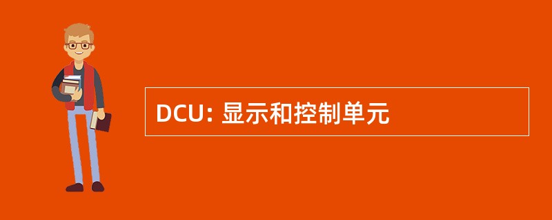 DCU: 显示和控制单元