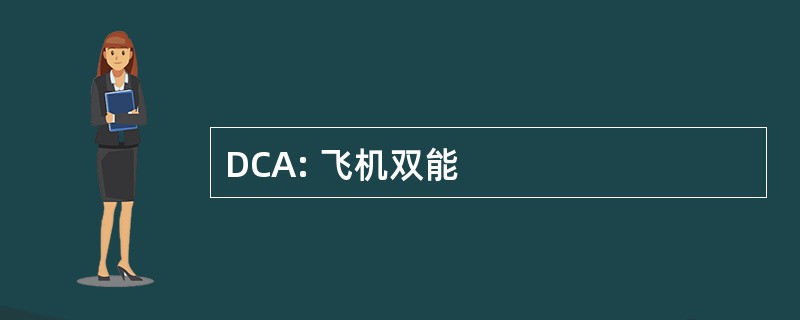 DCA: 飞机双能