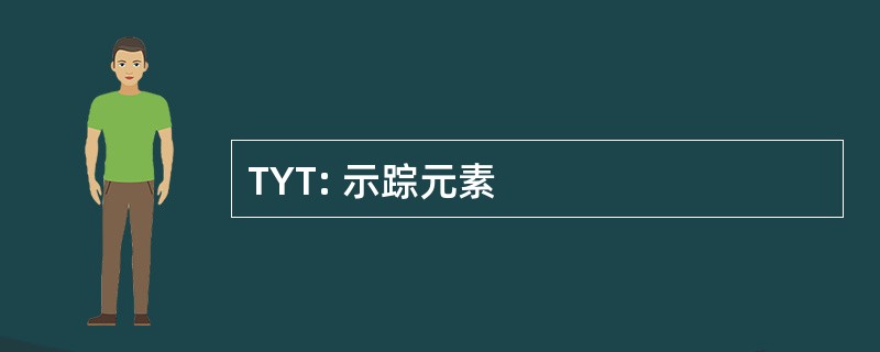 TYT: 示踪元素