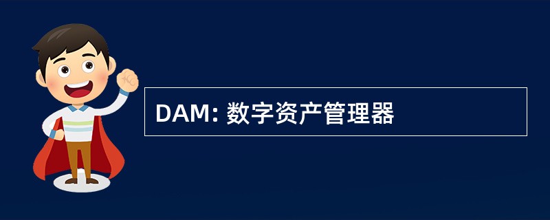 DAM: 数字资产管理器