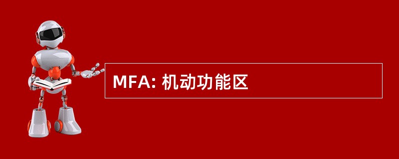 MFA: 机动功能区