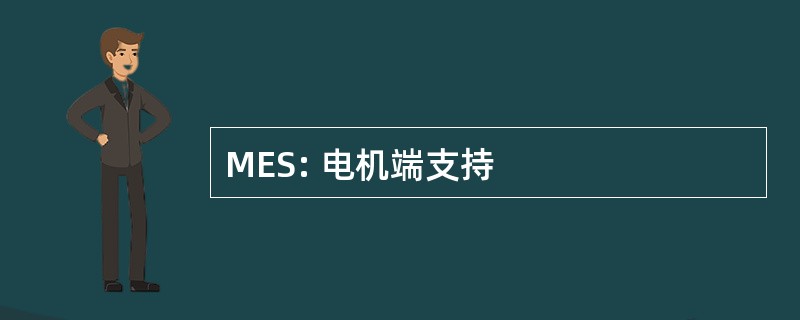 MES: 电机端支持