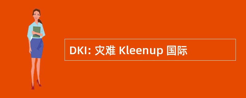 DKI: 灾难 Kleenup 国际