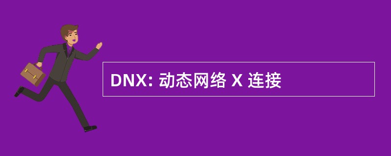 DNX: 动态网络 X 连接