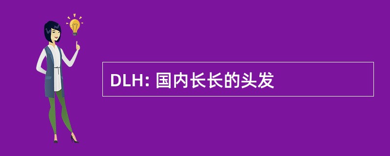 DLH: 国内长长的头发