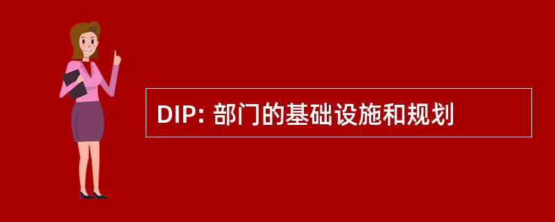 DIP: 部门的基础设施和规划