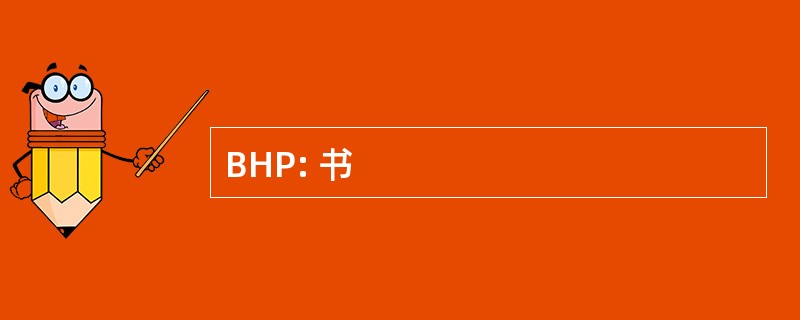 BHP: 书