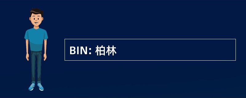 BIN: 柏林