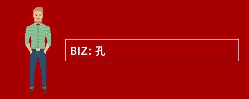 BIZ: 孔