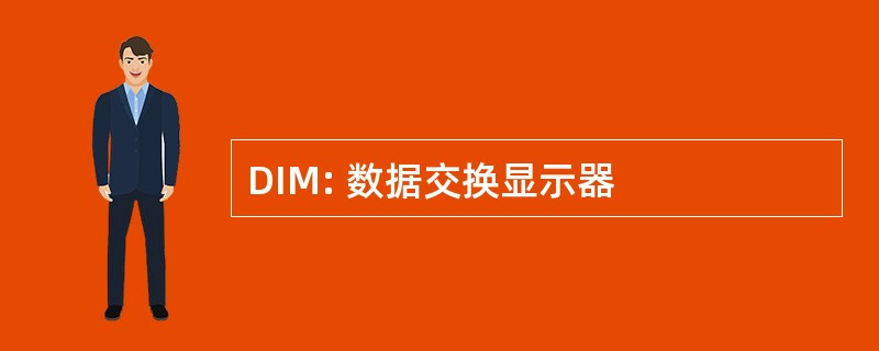 DIM: 数据交换显示器