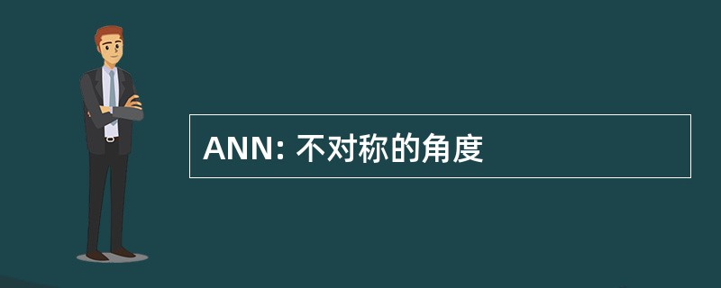 ANN: 不对称的角度