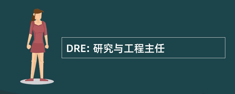 DRE: 研究与工程主任