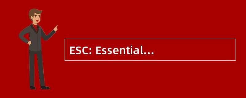 ESC: Essentialitycriticalitysensitivity