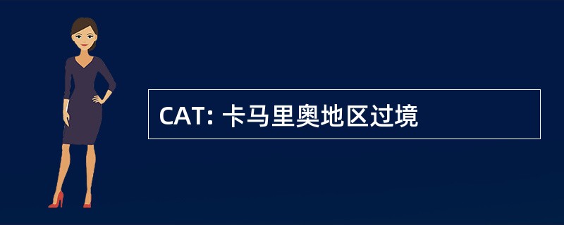 CAT: 卡马里奥地区过境