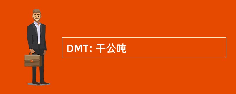 DMT: 干公吨