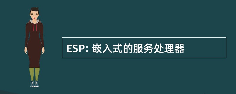 ESP: 嵌入式的服务处理器