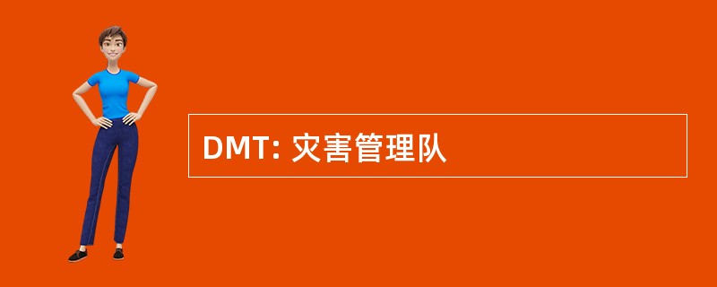 DMT: 灾害管理队