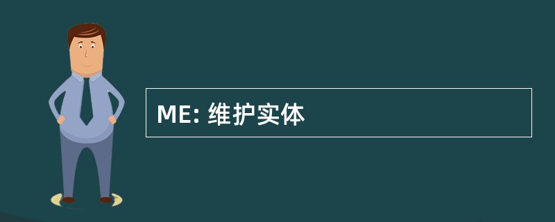 ME: 维护实体