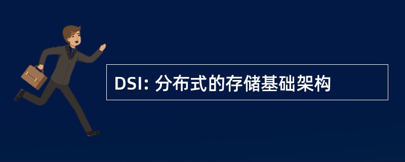 DSI: 分布式的存储基础架构