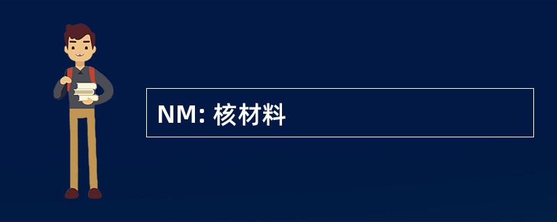 NM: 核材料