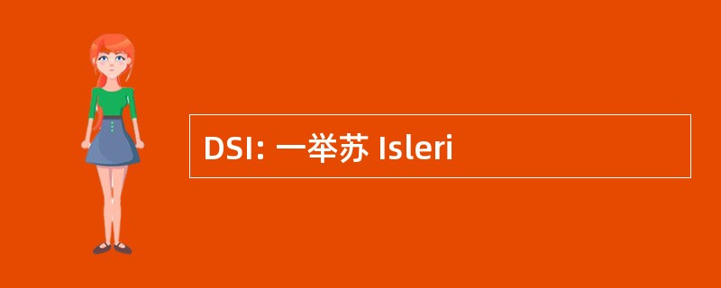 DSI: 一举苏 Isleri