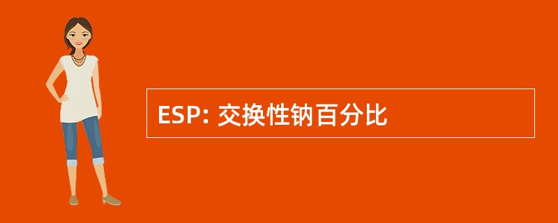 ESP: 交换性钠百分比