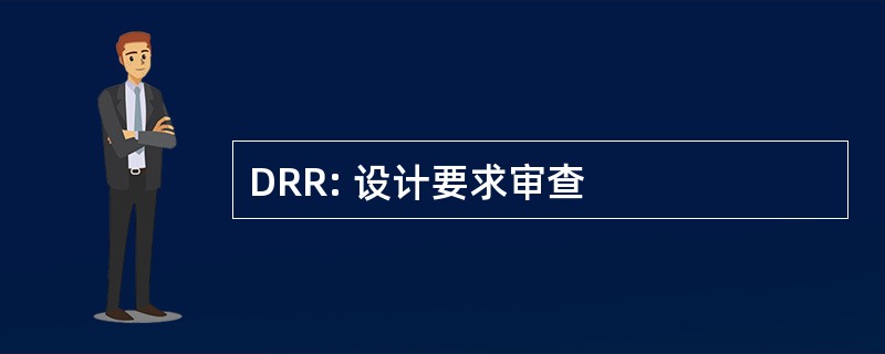 DRR: 设计要求审查