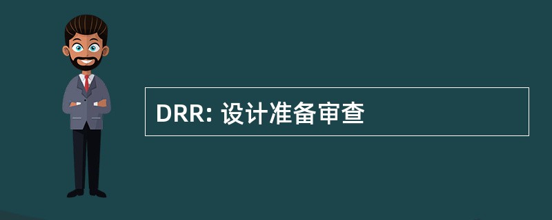 DRR: 设计准备审查