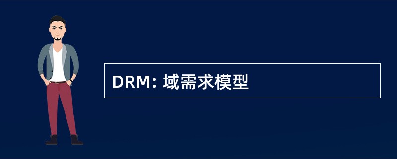 DRM: 域需求模型