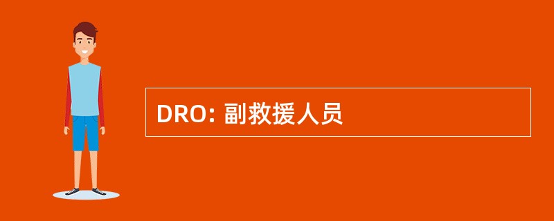 DRO: 副救援人员