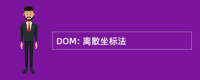 DOM: 离散坐标法