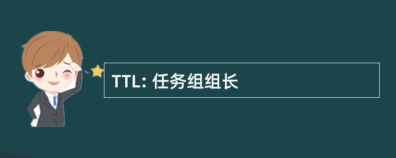 TTL: 任务组组长