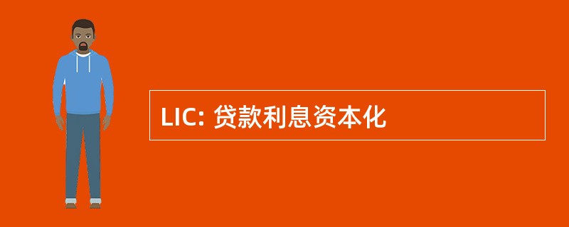 LIC: 贷款利息资本化