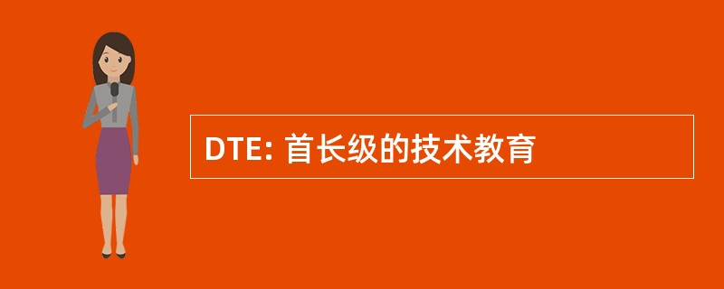 DTE: 首长级的技术教育