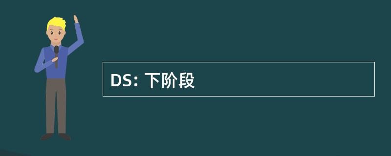 DS: 下阶段