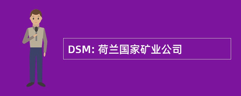 DSM: 荷兰国家矿业公司