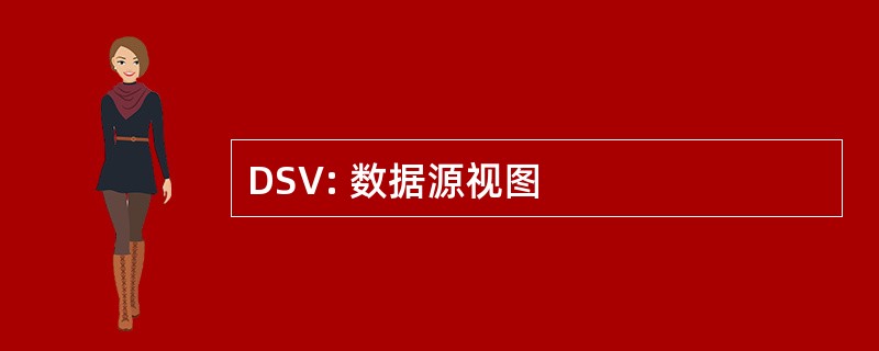 DSV: 数据源视图