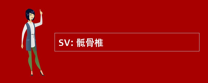 SV: 骶骨椎