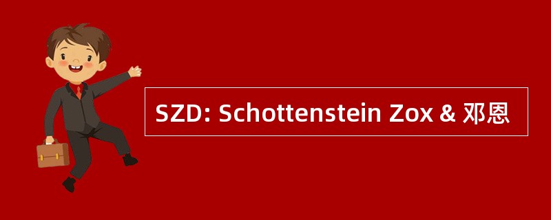 SZD: Schottenstein Zox & 邓恩