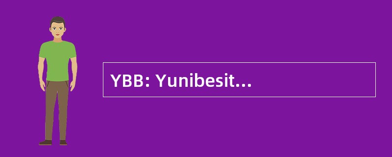 YBB: Yunibesithi 雅 Bokone Bophirima