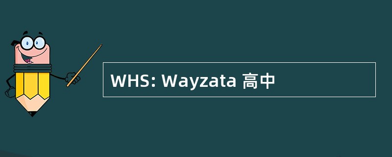 WHS: Wayzata 高中